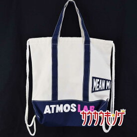 【中古】ATMOS LAB アトモス ラボ VOTE MAKE NEW CLOTHES for atmos TOTE GYM SACK トート/ナップサック 2WAY レディース