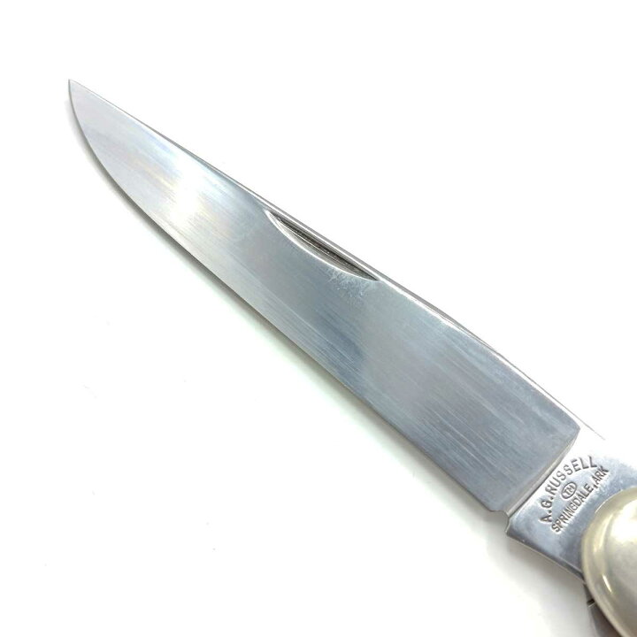 楽天市場】【中古】A.G.RUSSELL ローズウッド 螺鈿細工 折り畳みナイフ 