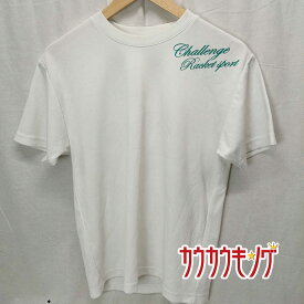 【中古】イグニオ プラシャツ 半袖シャツ SS ホワイト メンズ IGNIO バドミトンウェア