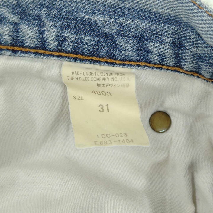 楽天市場】【中古】リー Lee 4903 デニム ジーンズ パンツ ストレート 