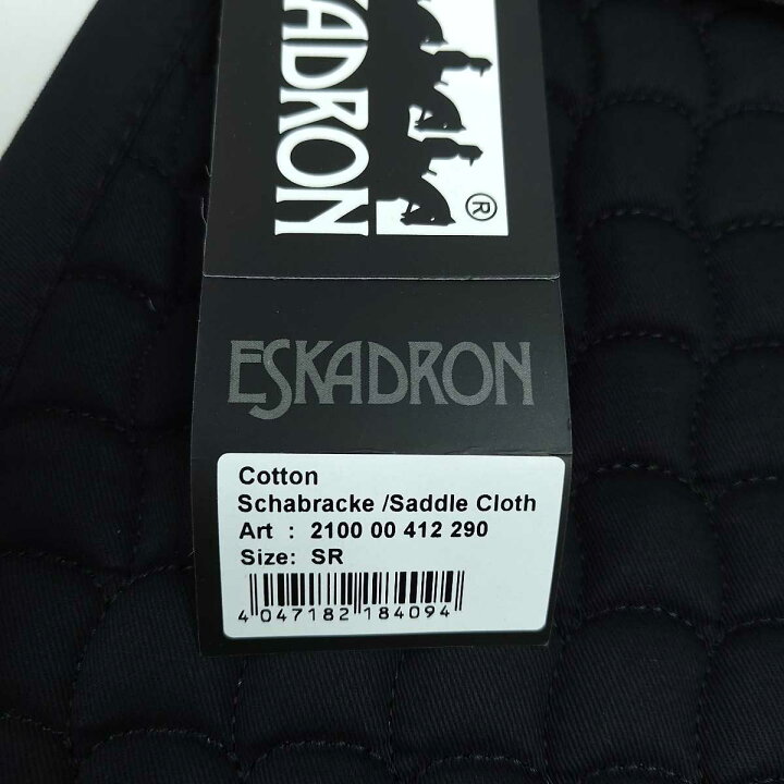 楽天市場】【中古・未使用品】エスカドロン Schabracke Cotton Saddle 