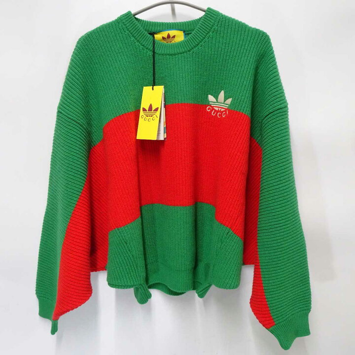 楽天市場】【中古・未使用品】GUCCI ×adidas グッチ アディダス 696291 