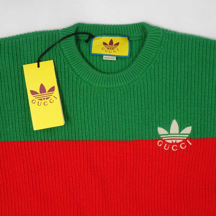 楽天市場】【中古・未使用品】GUCCI ×adidas グッチ アディダス 696291 