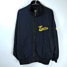 【中古】阪神タイガース グランドコート #75 支給品 実使用 デサント製 佐藤義則 遠山奬志