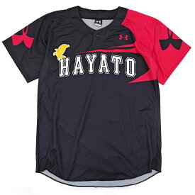 【中古】横浜隼人高校 硬式野球部 シャツ 実使用 支給 XL 甲子園 強豪校 神奈川県 アンダーアーマー製 ユニフォーム