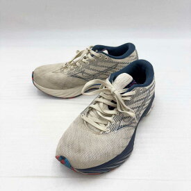 【中古】ミズノ Wave Rider 26 ウエーブライダー ランニングシューズ 24cm J1GD226321 レディース MIZUNO