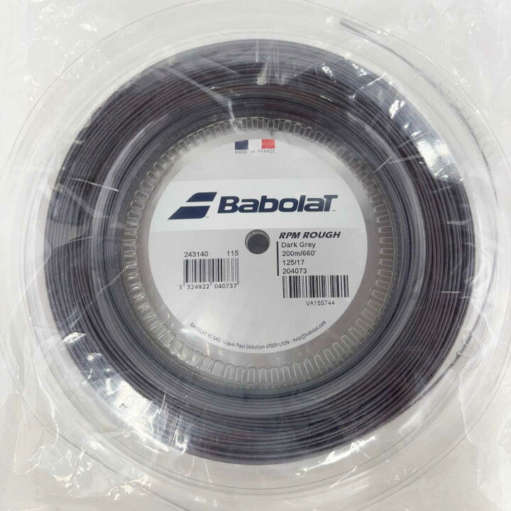 楽天市場】【中古・未使用品】ゴーセン RPMラフ 硬式 テニス 