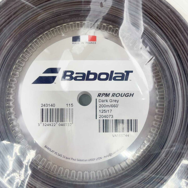 楽天市場】【中古・未使用品】ゴーセン RPMラフ 硬式 テニス 