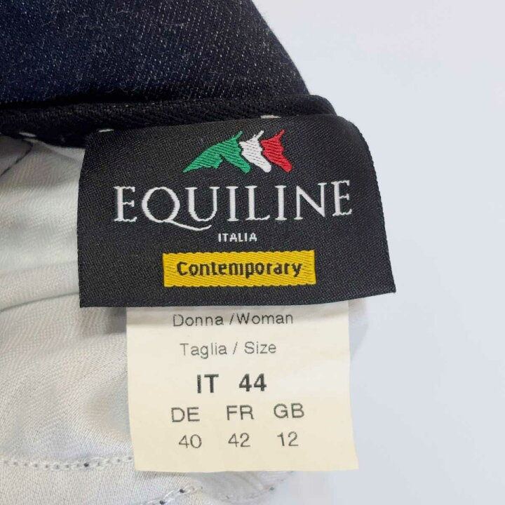 楽天市場】【中古・未使用品】EQUILINE エクイライン デニム ハーフ 