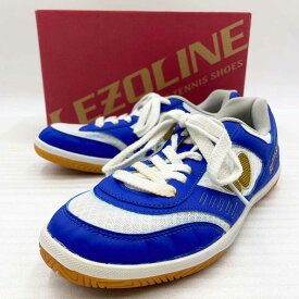 【中古】バタフライ レゾライン ZERO 卓球 シューズ 25cm ブルー Butterfly