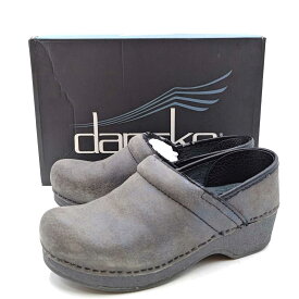 【中古】ダンスコ DANSKO Crepe Pro Vintage Suede ビンテージ加工 シューズ 36(23.0-23.5cm) スチール 160-931002 レディース