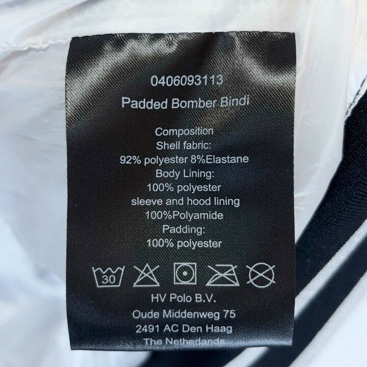 楽天市場】【中古・未使用品】HV POLO Padded Bomber Bindi ボンバー 