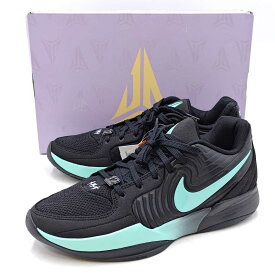 【中古・未使用品】ナイキ JA 2 EP Tiffany Swoosh ジャ2 ティファニー スウッシュ 28.5cm ブラック×ターコイズ FD7327-003 NIKE ジャ・モラント スニーカー