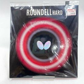 【中古・未使用品】バタフライ ROUNDELL HARD 05890 ラウンデルハ−ド ブラック 厚 Butterfly 卓球ラバー
