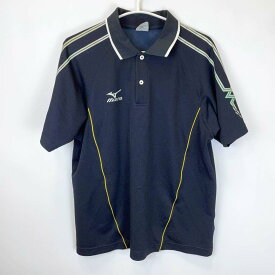 【中古】ミズノ ゲームシャツ 半袖 JTTA 卓球 O ブラック MIZUNO