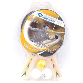 【中古・未使用品】ドニック Appelgren 300 卓球 ラケット 2本 ボール セット ミカエル・アペルグレン 788634 DONIC