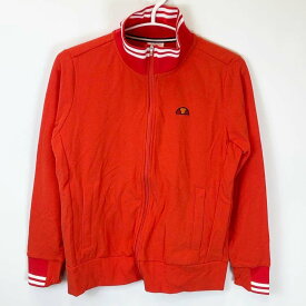 【中古・未使用品】エレッセ ジップアップジャケット M HR EW35110 レディース ellesse テニスウェア ウォームアップ