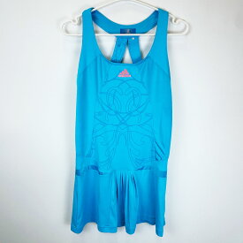 【中古】アディダス ワンピース M ブルー レディース ADIDAS テニスウェア