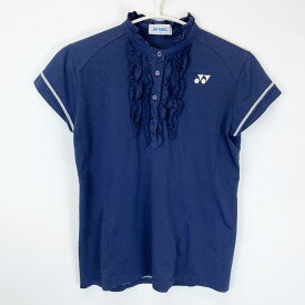 【中古】ヨネックス 半袖シャツ M ネイビー レディース YONEX テニスウェア