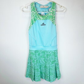 【中古】アディダス ステラマッカートニー ワンピース 32 ブルー/グリーン レディース テニスウェア
