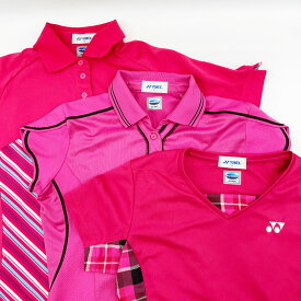 【中古】ヨネックス ワンピース 半袖 M ピンク レディース YONEX テニスウェア