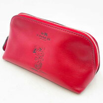 楽天市場】COACH ポーチ（カラーレッド）（バッグ｜バッグ・小物 
