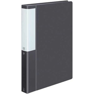 コクヨ クリヤーブックポジティ A4縦 濃灰 60P 4冊