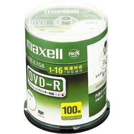 マクセル DVD−Rデータ用16倍速　IJ対応　100枚SP