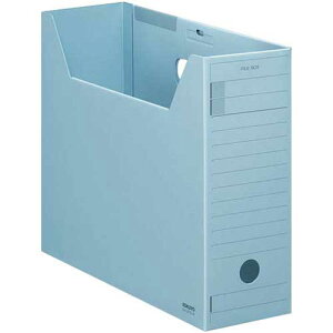 コクヨ ファイルボックス Fタイプフタ付 A4横 青10個