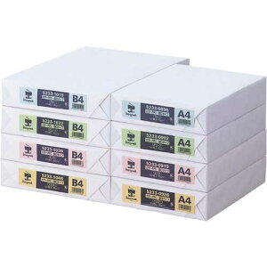 カウネット カラー用紙(厚口) 厚口90g B4 黄 500枚