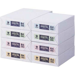 カウネット カラー用紙(厚口)特厚口124g B4桃 500枚