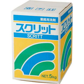 熊野油脂 業務用洗剤　スクリット　5kg×3