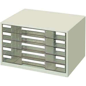 コクヨ レターケース透明プラスチック引出しタイプB4横5段