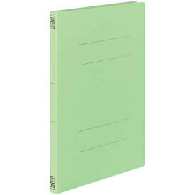コクヨ フラットファイルV樹脂とじ具　A4縦　緑　10冊