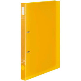 コクヨ リングファイルスリムスタイル透明　黄A4縦背幅27mm