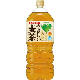 サントリーフーズ グリーンダカラ　やさしい麦茶　2L　6本