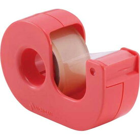 ニチバン セロテープ小巻カッター付まっすぐ切れるタイプ赤×5