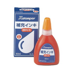 シヤチハタ 顔料系インキ60CC 朱