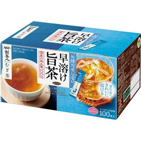 味の素AGF 新茶人早溶け旨茶さらっと麦茶スティック100本×2