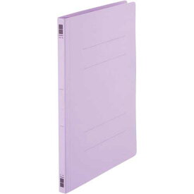 カウネット フラットファイル樹脂とじ具　A4縦　紫　10冊