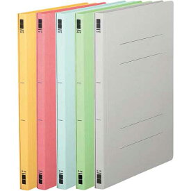 カウネット フラットファイル樹脂とじ具　A4縦　5色×20冊