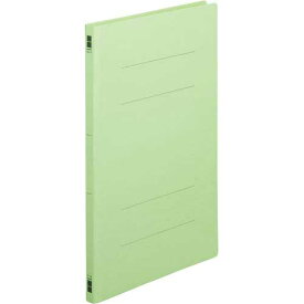 カウネット フラットファイル樹脂とじ具　B4縦　緑　10冊