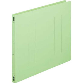 カウネット フラットファイル樹脂とじ具　B4横　緑　10冊