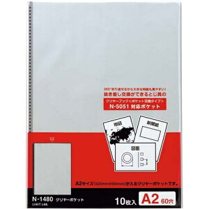 リヒトラブ クリヤーポケットA2 10組 100枚入【取寄商品】