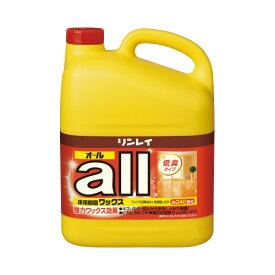 リンレイ 床用樹脂ワックス　オール　4L×3