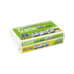 日本製紙クレシア スコッティペーパーふきん サッとサッと 30パック