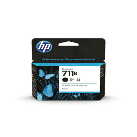 HP（ヒューレット・パッカード） 純正インク　HP711B（3WX01A）黒　80m