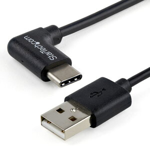 スターテック USB 2.0 A − C変換ケーブル L型 1m【取寄商品】