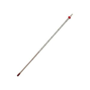 佐藤計量器製作所 赤液棒状温度計 −30から+50℃ 3本入【取寄商品】