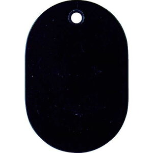 トラスコ中山 小判札大60X40mm5枚入黒【取寄商品】